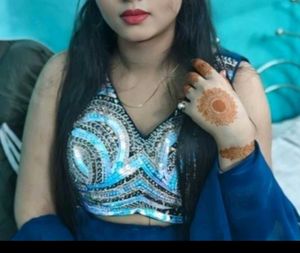 Embellished Choli With Blue Skirt