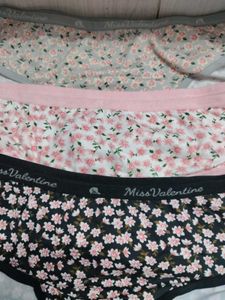 Floral Print Panties - Pack of 3