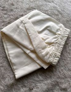 Embroidered White Kurta with Red Dupatta