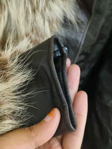 Chic Faux Fur Trimmed Jacket