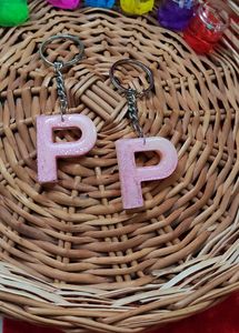 10 Pieces Keychain Each 2 Alphabet ❤