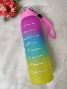 🆕 Rainbow Motivational Water Bottle
