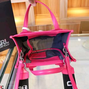 KARL LAGERFELD* *KSQUARE EMBOSSED SMALL TOTE BAG*