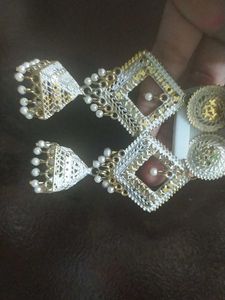 Elegant Jhumka Earrings Set