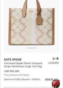 Kate Spade Oversized Tote Bag