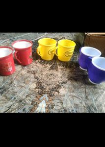 Set of Colorful Mugs