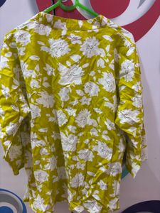 Floral Print Kurta