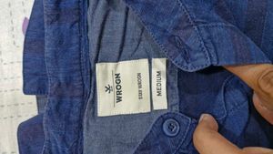 WROGN Blue Checkered Shirt