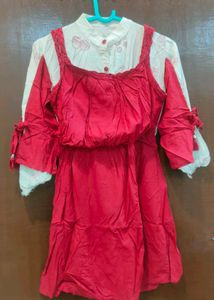 Girls' Cute One-Piece Dress
