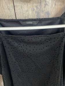 Black Polka Dot Top