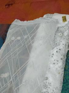 Elegant White Kurta Set with Dupatta