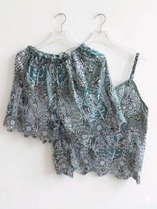 Floral Cotton Night Suit 💚
