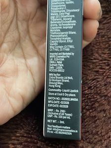 Mars Matte Lipstick showstopper shade