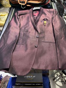 Stylish Men's Maroon Two Piece
