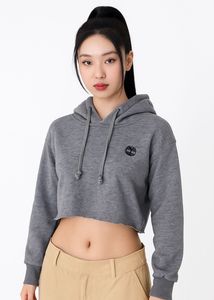 Timberland Grey Solid Hoodie