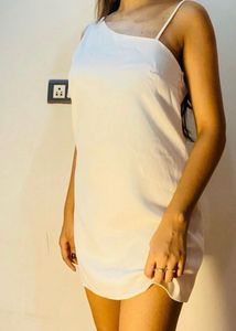 Elegant White Mini Dress