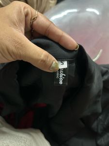 Chic Black Sheer Panel Blazer