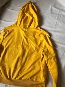 Yellow Zip-Up Hoodie