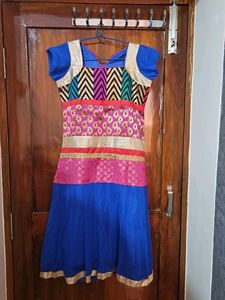 Elegant Blue Ethnic Dress