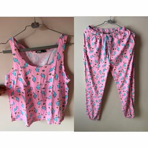 Cute Dolphin Print coord set
