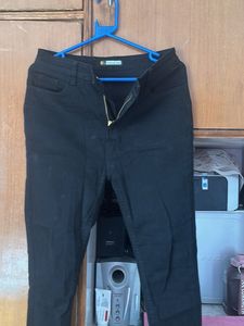 Black Denim Pants