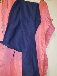 Elegant Pink Kurta with Gold Embroidery
