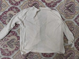 White Cropped Cardigan