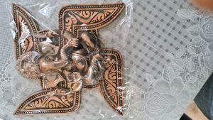 Glorious Ganesha on a Swastik - Wall hanging