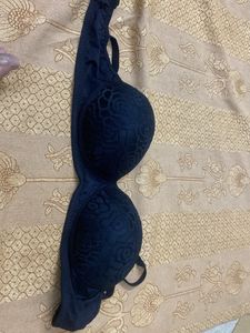Black Lace Padded Bra