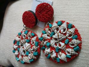 Handmade Beautiful Shell Earring 🐚 😍