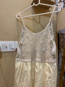 Boho Embroidered White Dress
