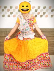 Traditional Gujarati Chaniya Choli for Girls