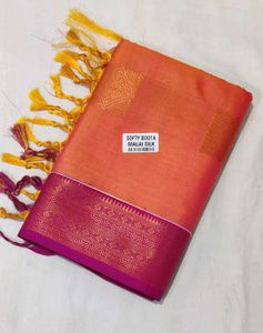 Softy Allover Boota Malai Silk Saree