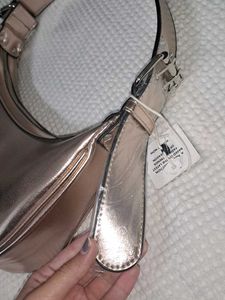 Party Wear Rose Gold Shoulder Bag / Slingbag