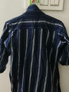Striped Denim Shirt