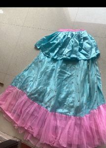 Designer Blue &amp; Pink Lehenga Choli