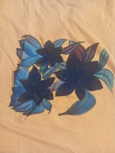 Yellow T-Shirt with Floral Print
