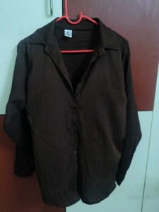 Brown Oversized Shirt