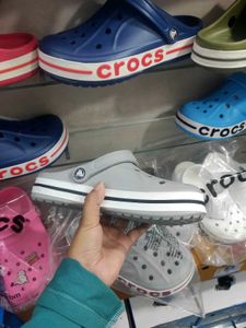 Grey Bayaband Crocs🎀