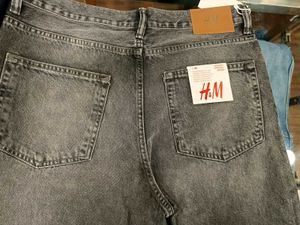 H&M Grey Wash Denim Jeans