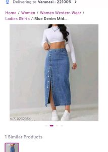 denim skirt