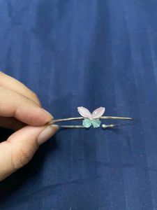 Delicate Butterfly Bangle Bracelet