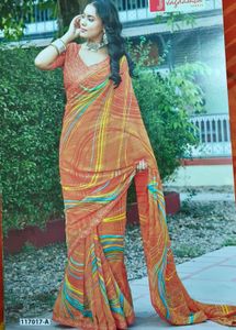 Designer Printed Saree