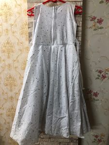 Silver Frock For Christmas