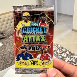 5 Packs of TOPPS Cricket Attax 2012
