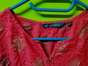 Avaasa Pink Kurtas set of 2