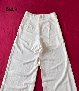 Shein White Wide Leg Pants