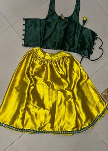 Elegant Green Lehenga Choli Set