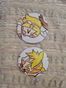 random bag pins/ badges<3