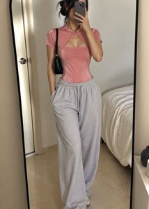PrettyLittleThing Pink Cut-Out Bodysuit